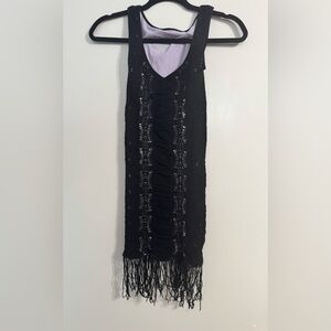 NWOT Intimately Free People Fringe Dress XS/S